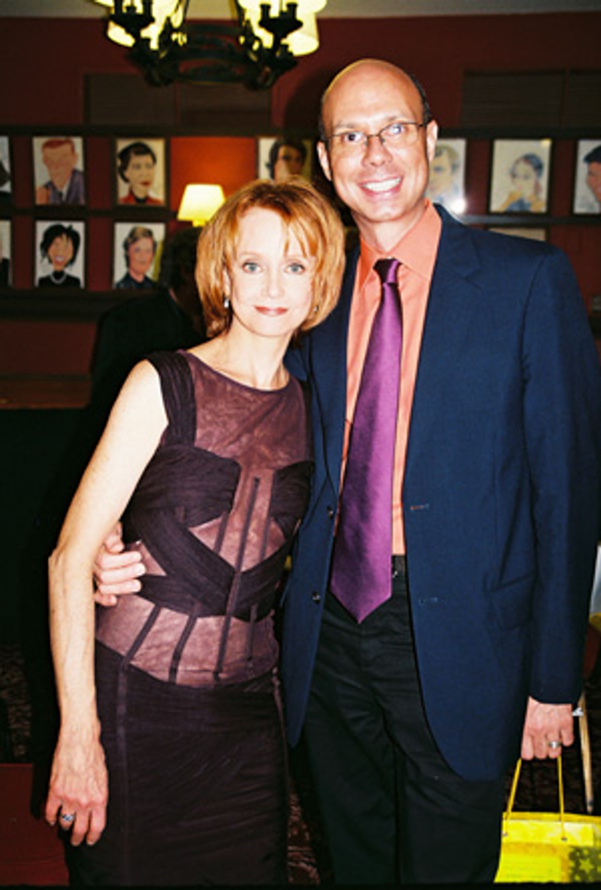 Swoosie Kurtz and Richie Ridge (Broadway Beat TV) at 