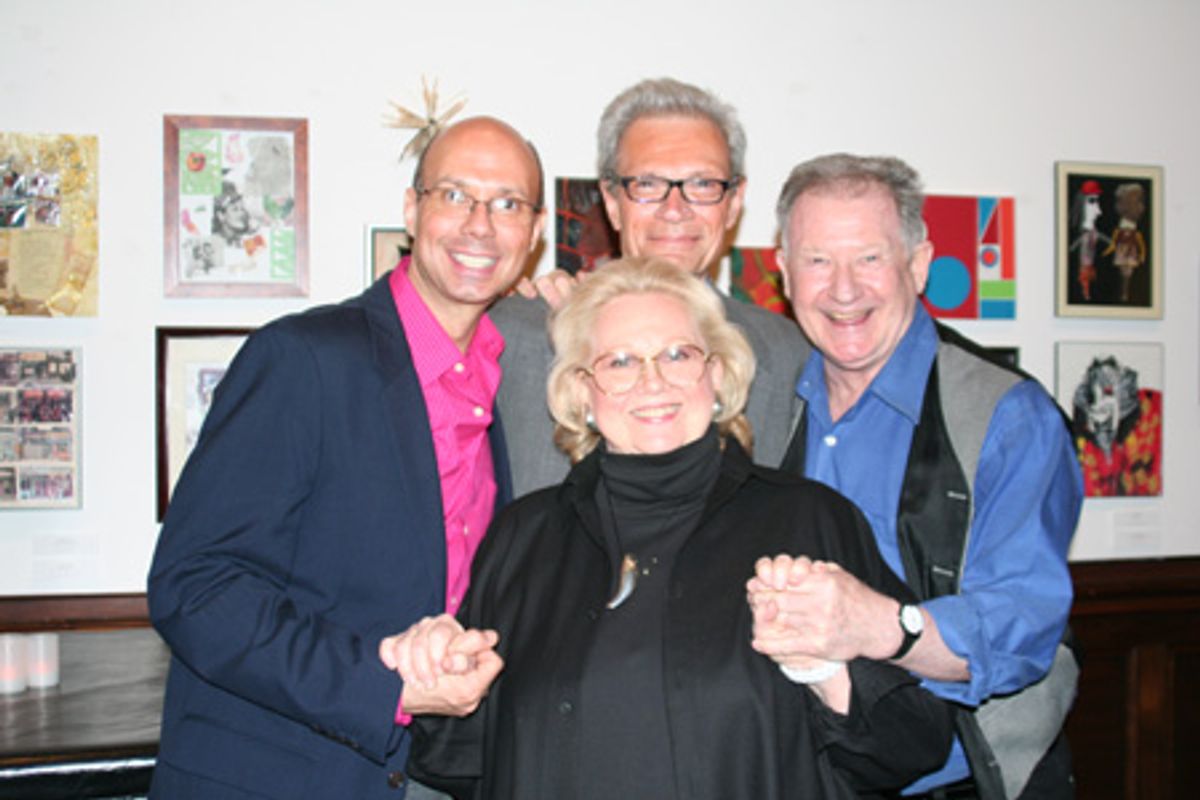 Richie Ridge, Preston Ridge, Harvey Evans and Barbara Cook at 