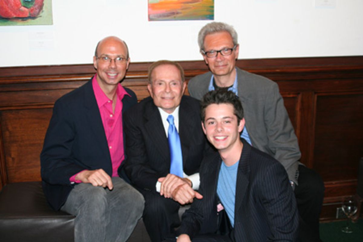 Richie Ridge, Jerry Herman, Preston Ridge and Paul Iacono at 