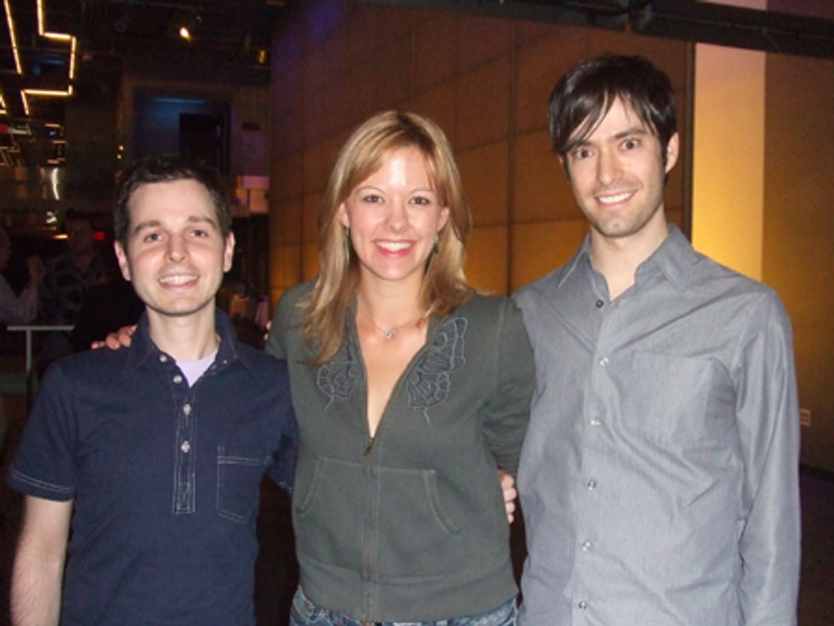 Sean McDaniel, Kate Rockwell and Ben Cohn
 at 