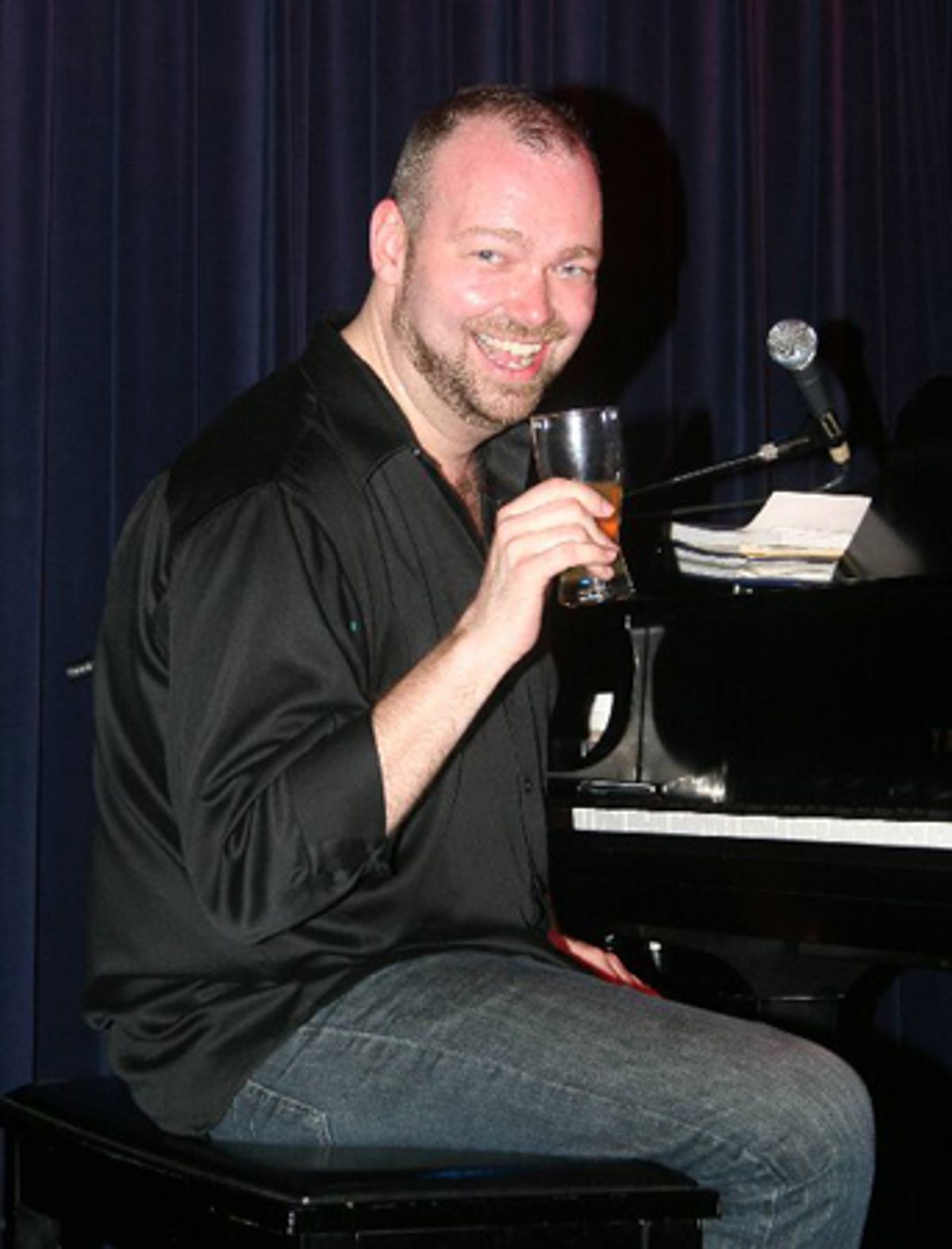 Ray Fellman on piano at 