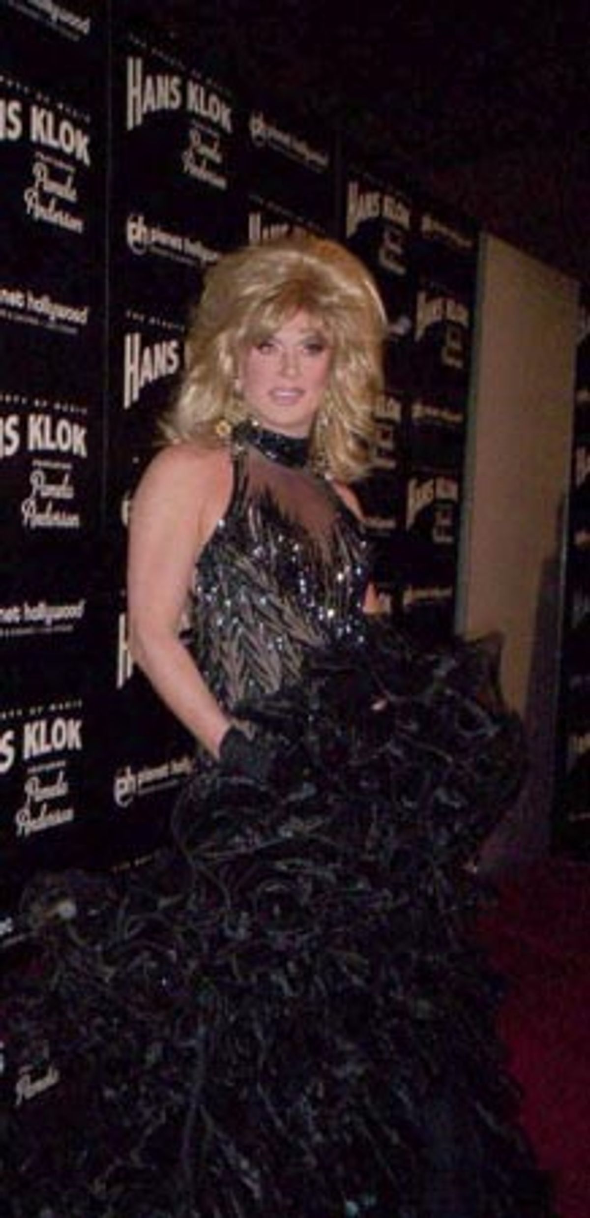 Frank Marino (of the Las Vegas drag revue La Cage)
 at 