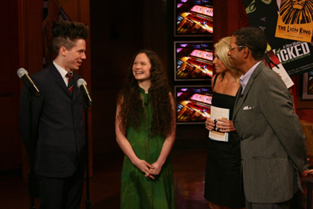 John Gallagher Jr. and Lauren Pritchard chat about Spring Awakening with host Bryant Gumbel and Kelly Ripa at 