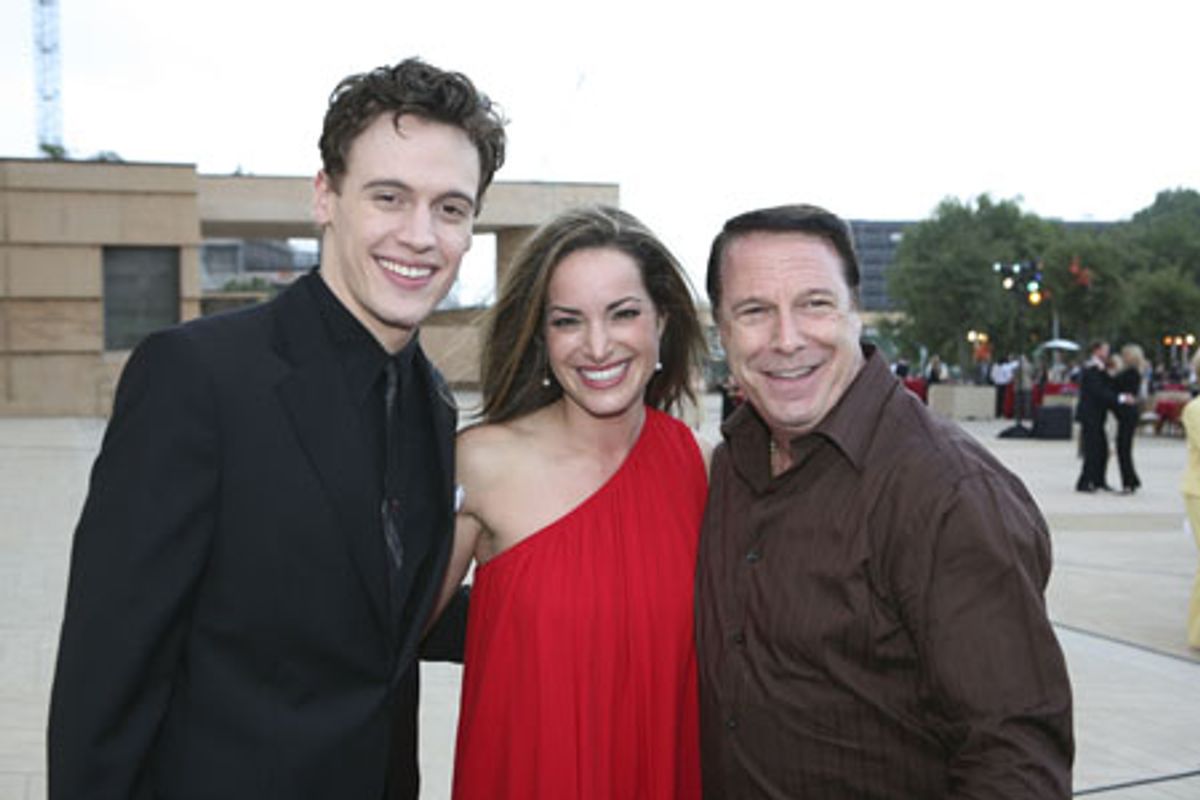 Erich Bergen, Jackie Seiden and leading CTG Board Member Martin Massman at 