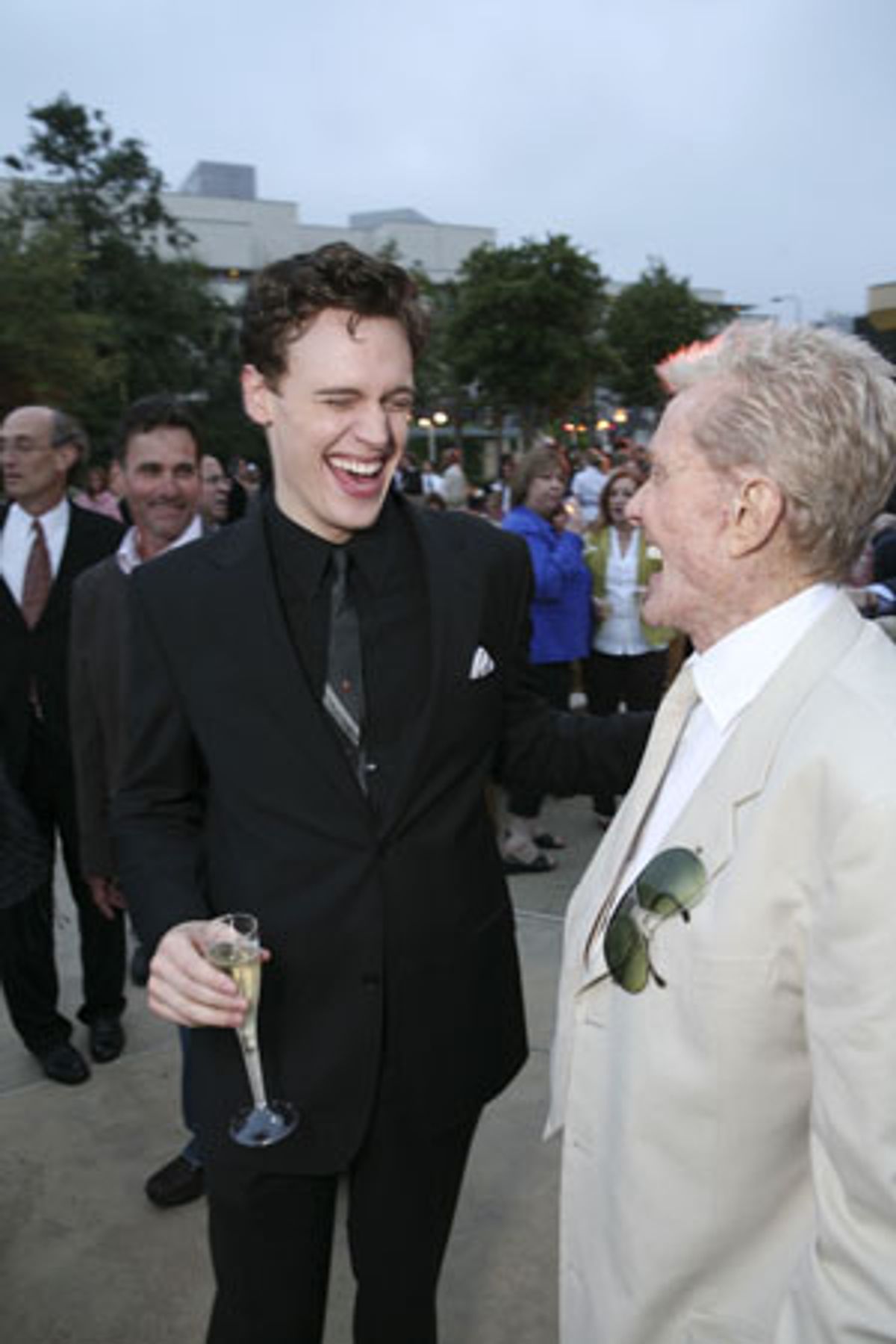 Erich Bergen with Four Seasons Music Producer Bob Crewe at 
