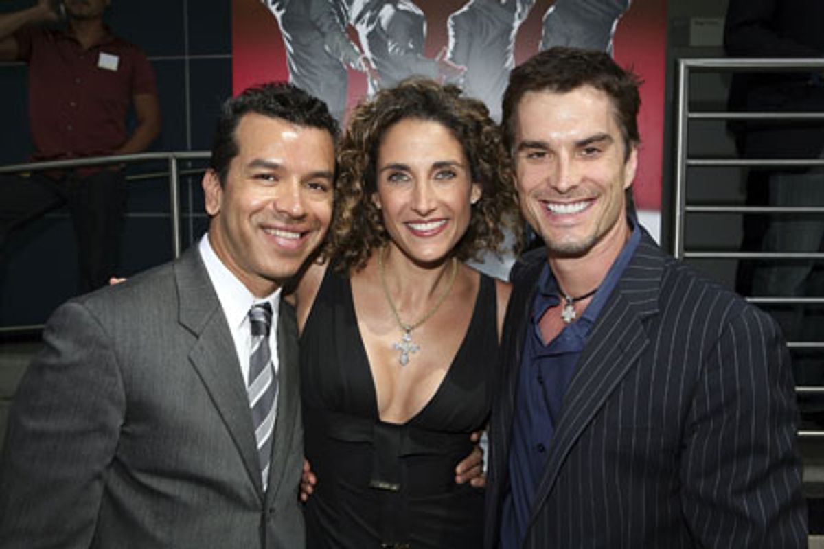 Choreographer Sergio Trujillo, Melina Kanakaredes and Rick Hearst at 