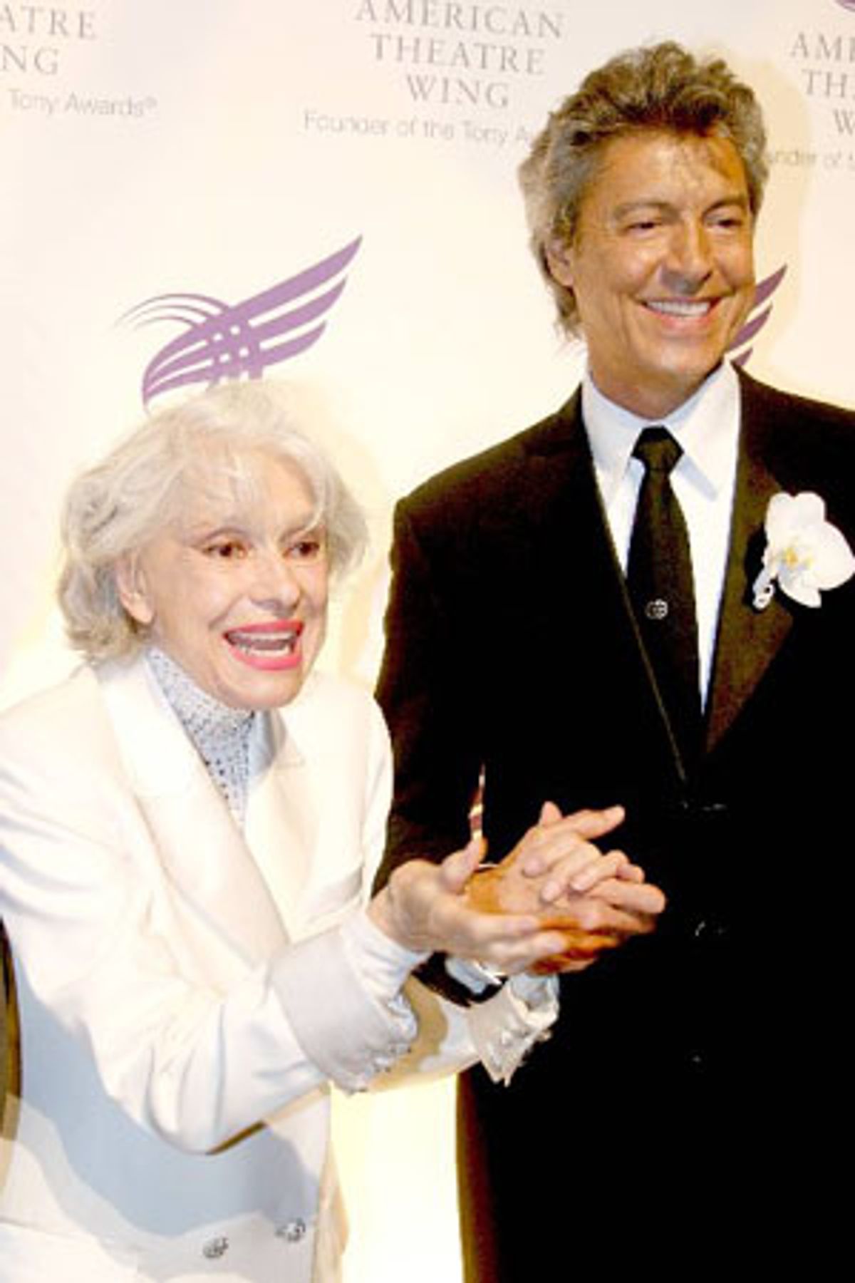 Carol Channing and Tommy Tune at 