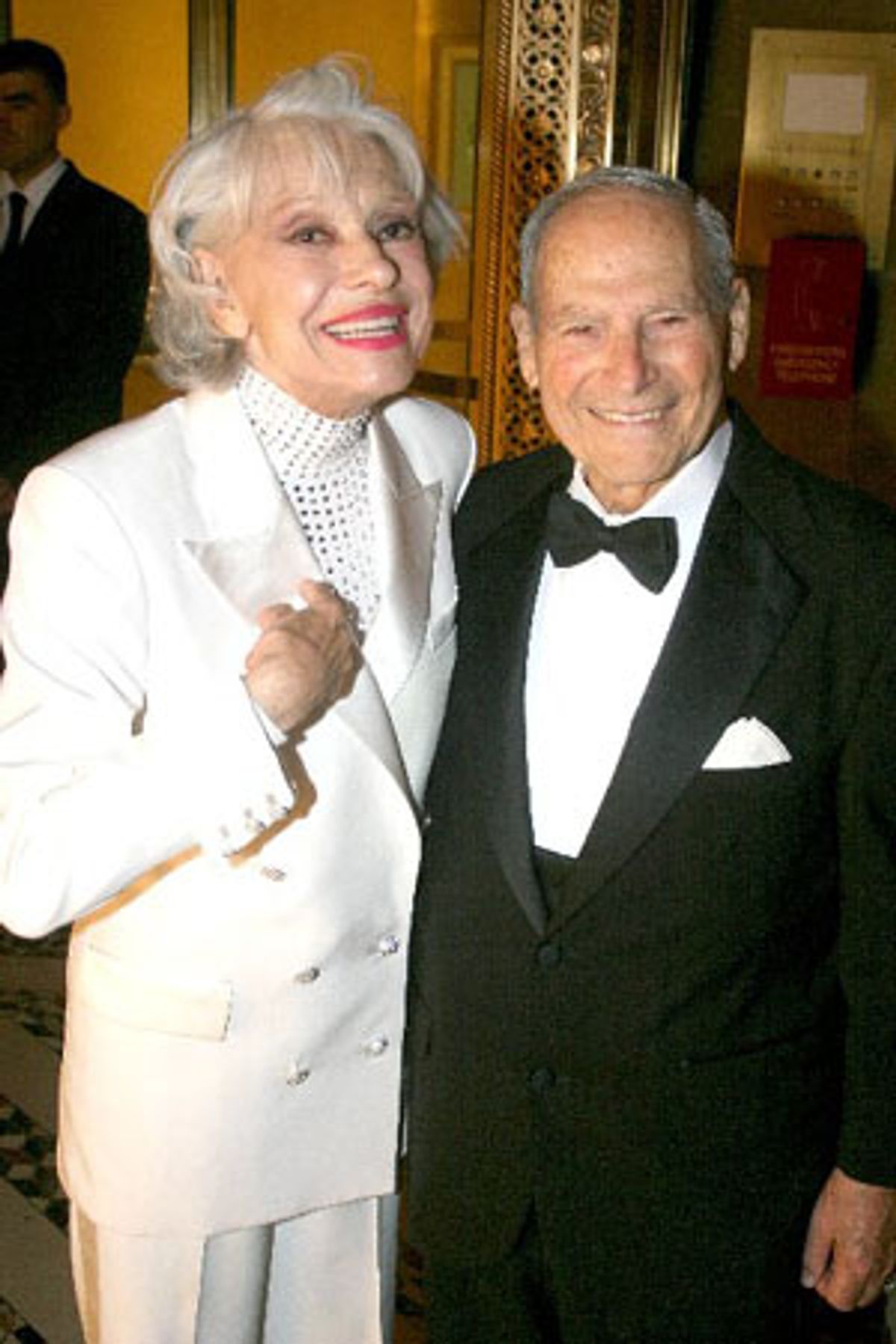 Carol Channing and Harry Kullijian at 