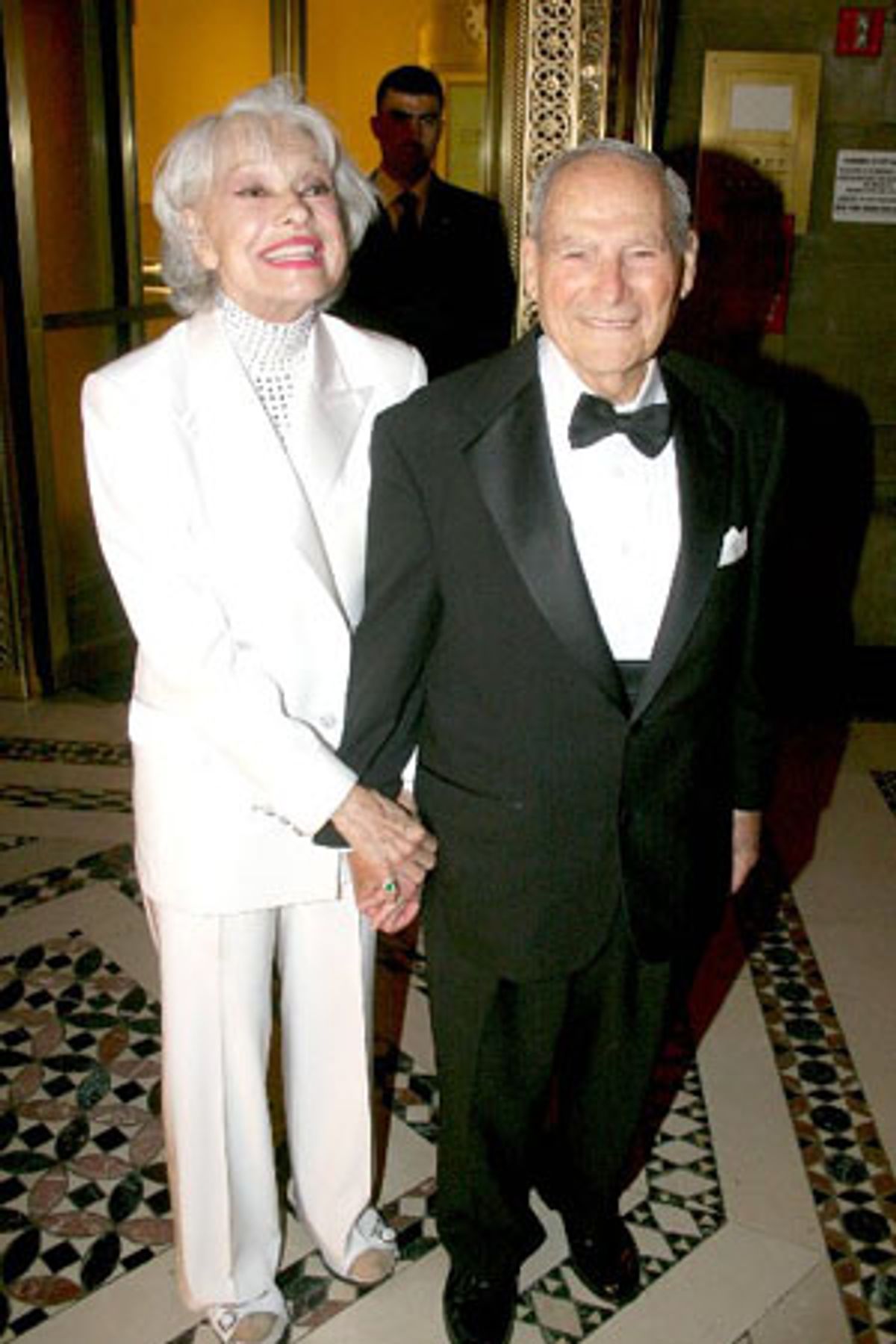 Carol Channing and Harry Kullijian at 