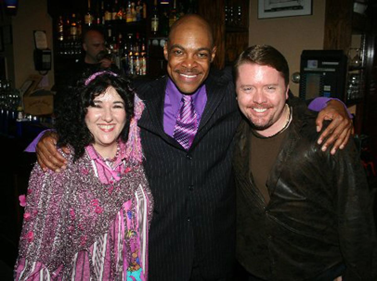 Barbara Siegel, Devin Richards and Kevin Alvey at 