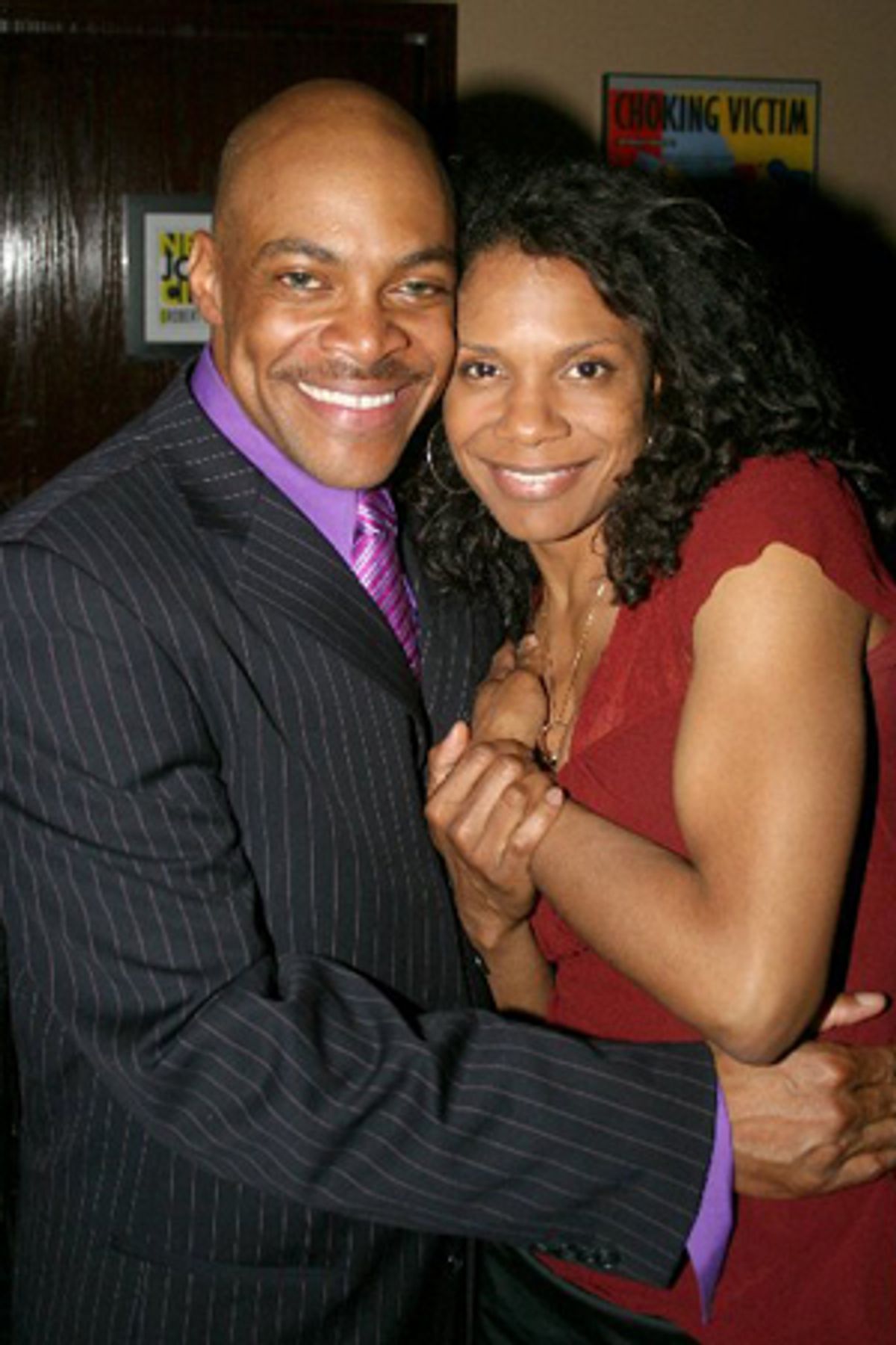 Devin Richards and Audra McDonald at 