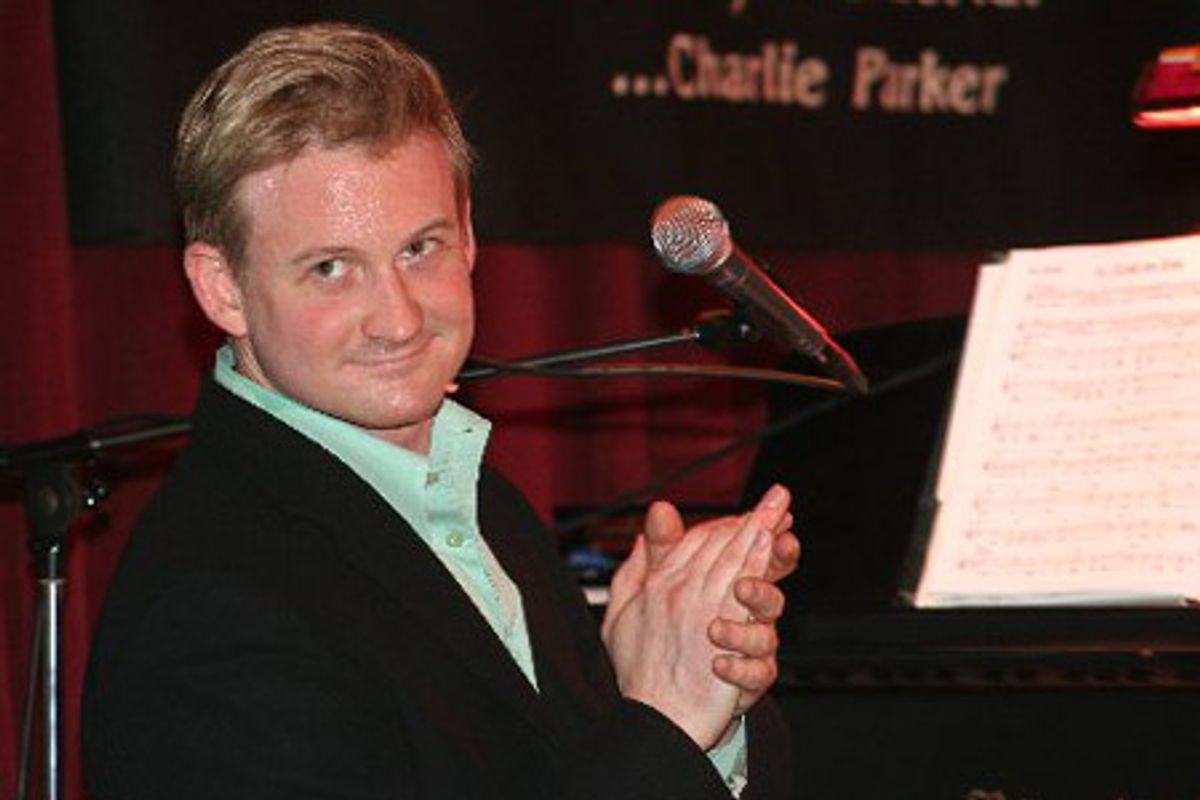 Johnny Rodgers at piano at 