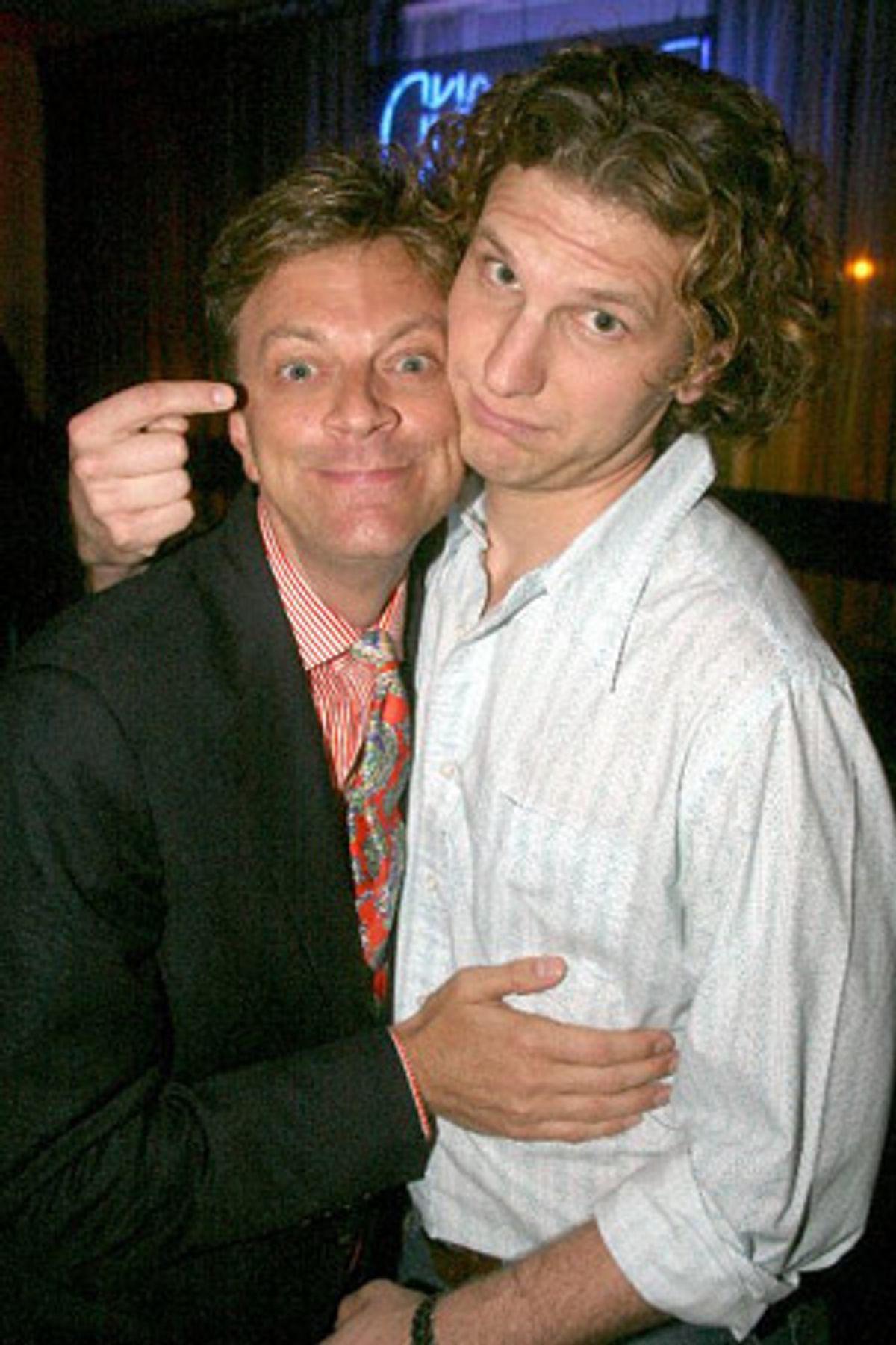 Jim Caruso and Sebastian Arcelus at 