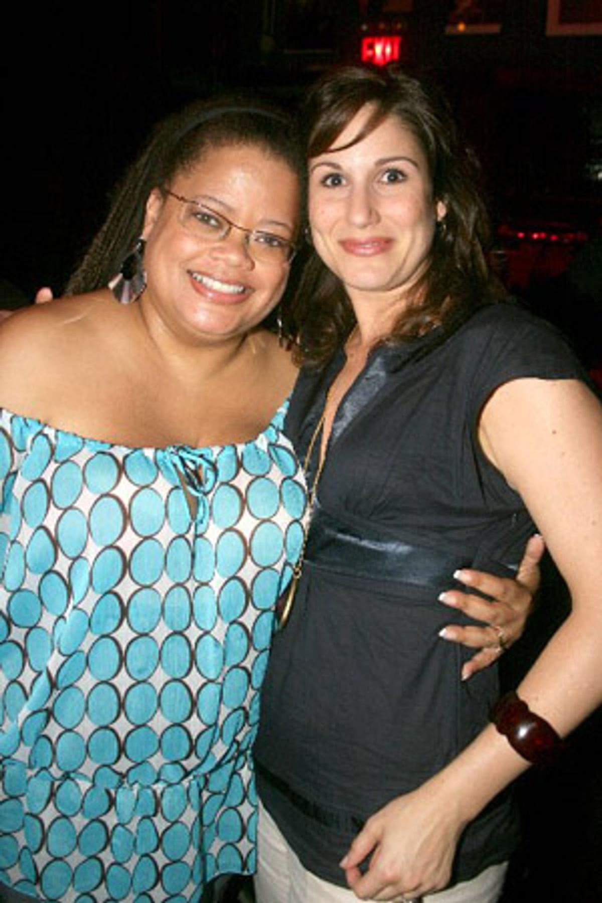 Natalie Douglas and Stephanie J. Block at 