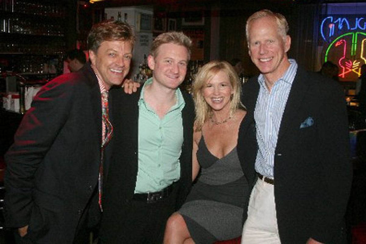 Jim Caruso, Johnny Rodgers, Suzanne Sena and Rig Maxfield at 