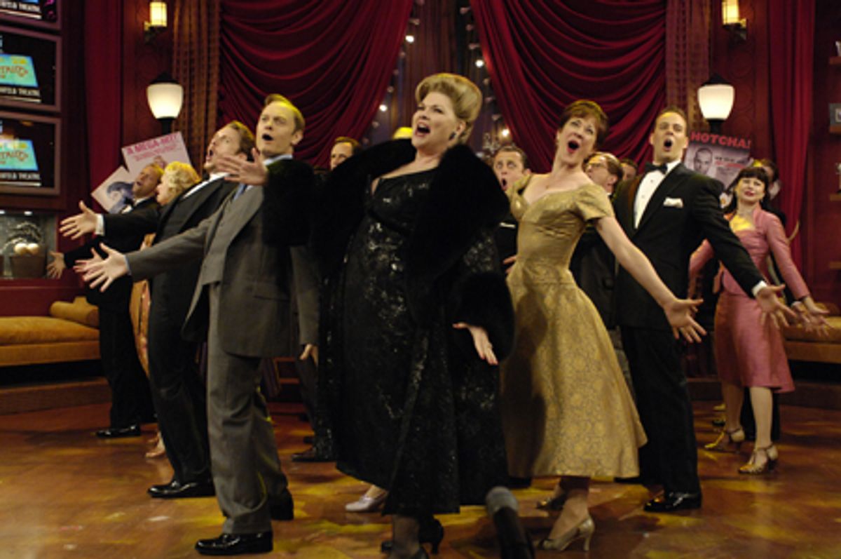 Jason Danieley, David Hyde Pierce, Debra Monk, Karen Ziemba and the cast of Curtains at 