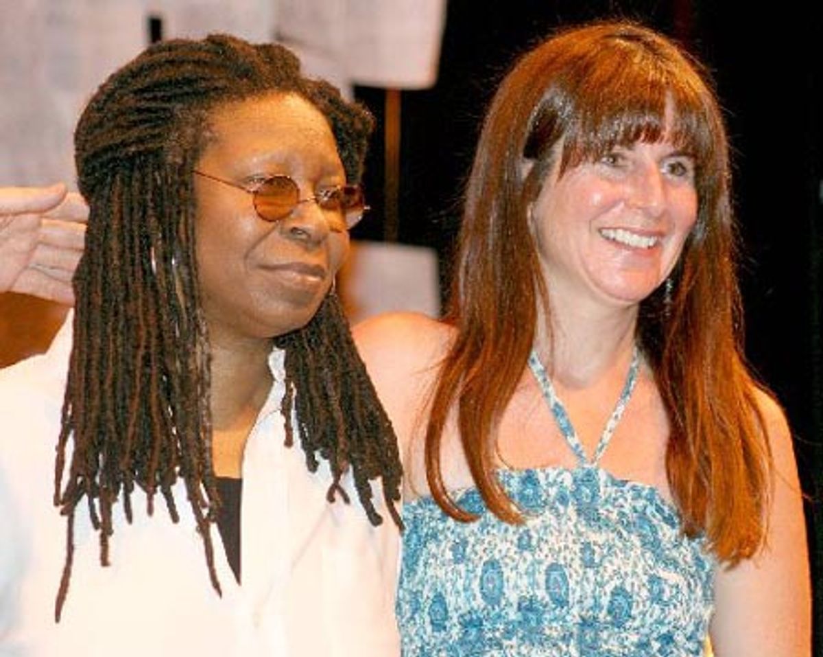 Whoopi Goldberg and Kathleen Russo (Spalding Gray's widow) at 