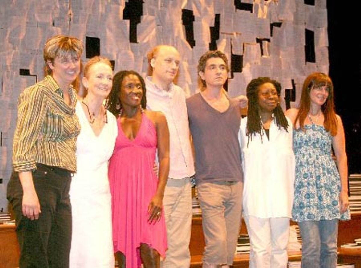 Lucy Sexton, Kathleen Chalfant, Hazelle Goodman, Frank Wood, Ain Gordon, Whoopi Goldberg and Kathleen Russo at 