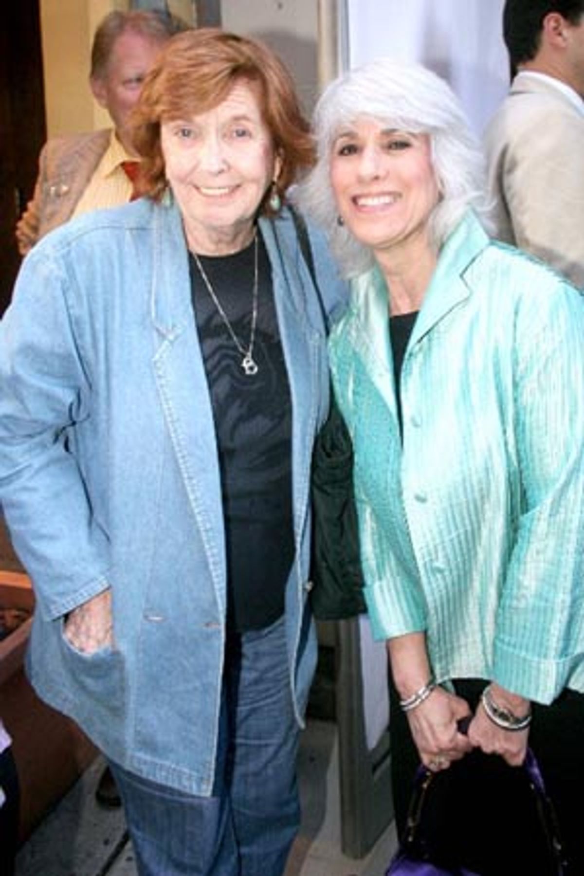 Anne Meara and Jamie deRoy at 