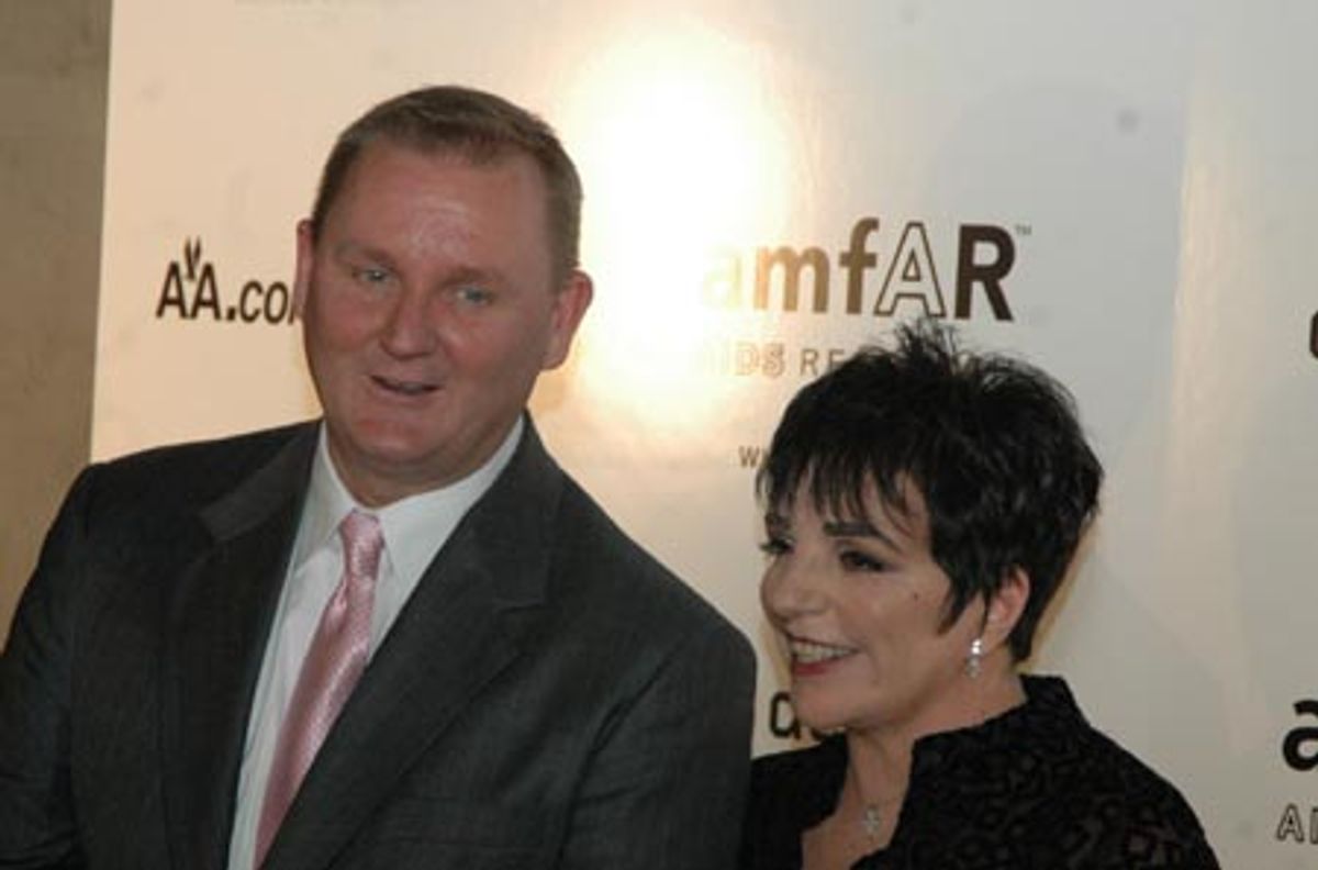 Kevin Frost and Liza Minnelli at 