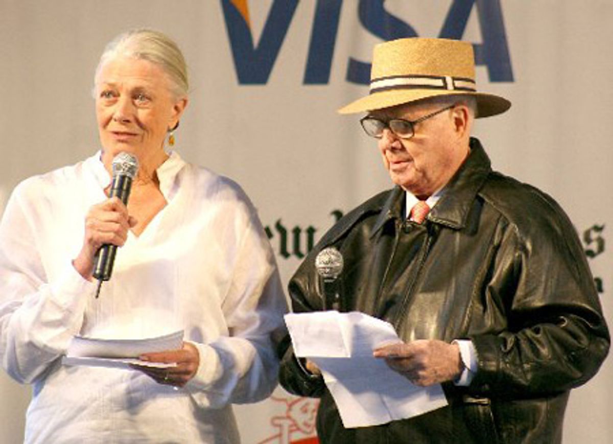 Vanessa Redgrave and Gerald Schoenfeld
 at 