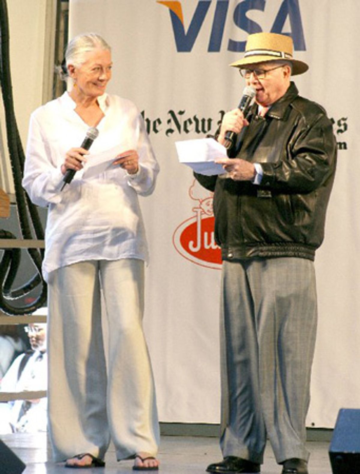 Vanessa Redgrave and Gerald Schoenfeld
 at 