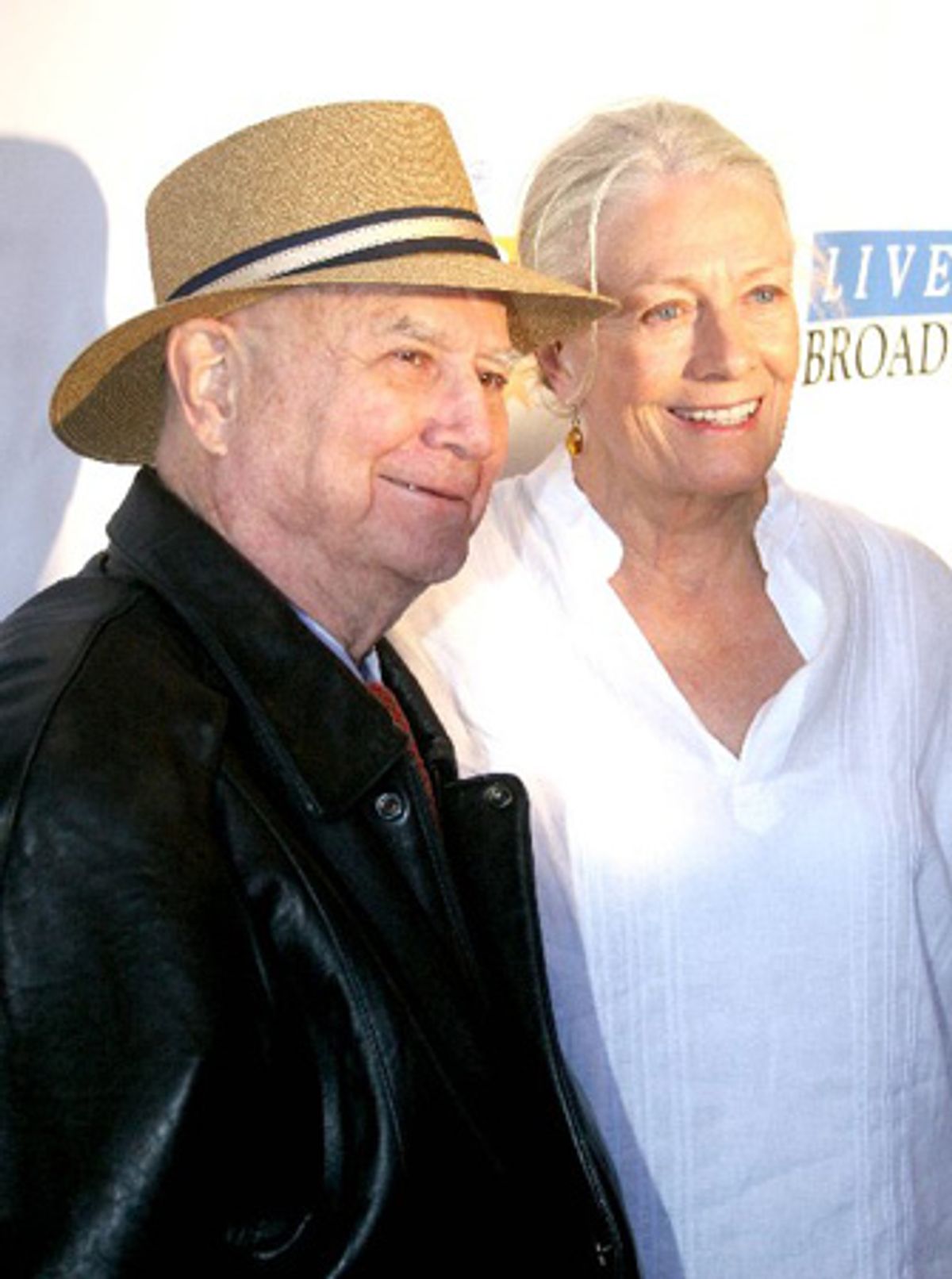 Gerald Schoenfeld and Vanessa Redgrave at 