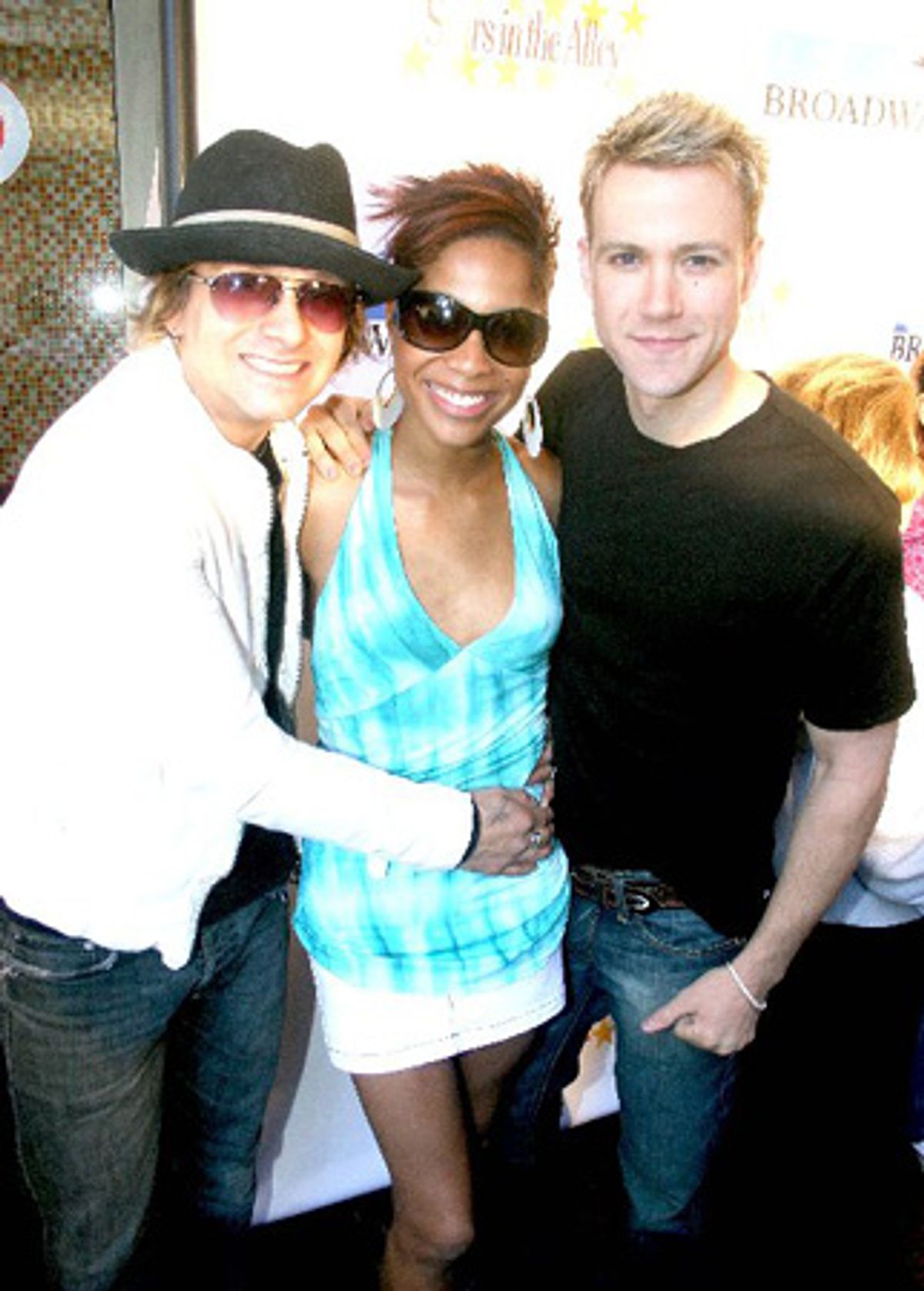 Tim Howar, Tamyra Gray and Christopher J. Hanke at 