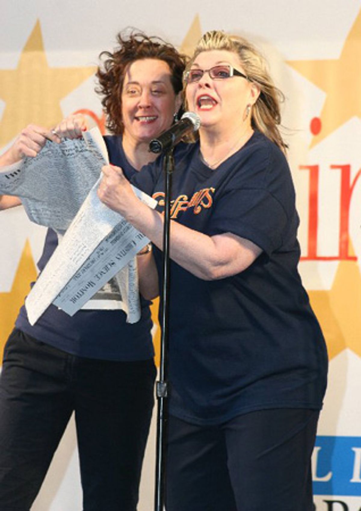 Karen Ziemba and Debra Monk at 