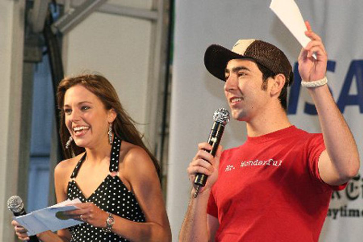 Laura Osnes and Max Crumm at 