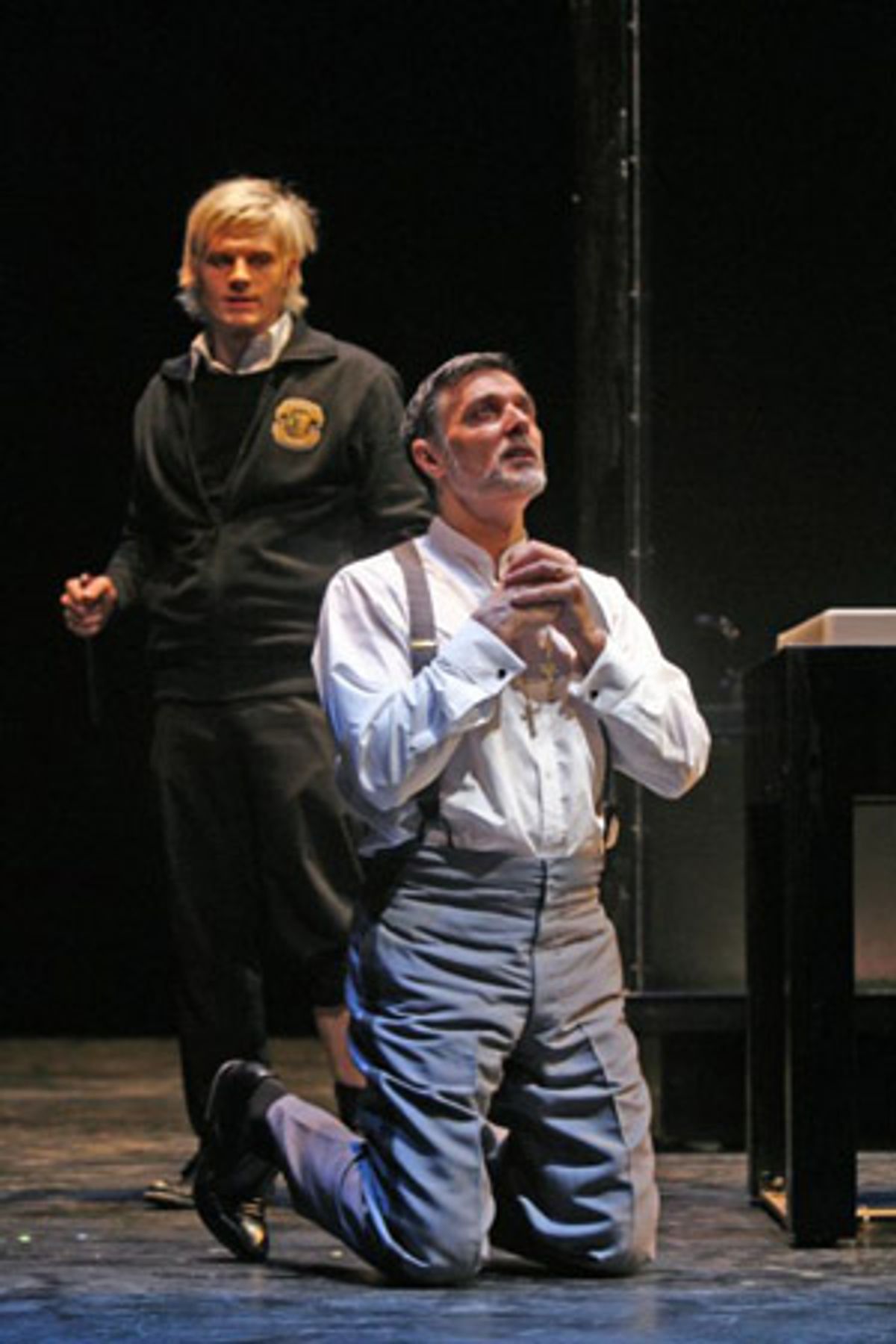 Jeffrey Carlson and Robert Cuccioli as Claudius at 