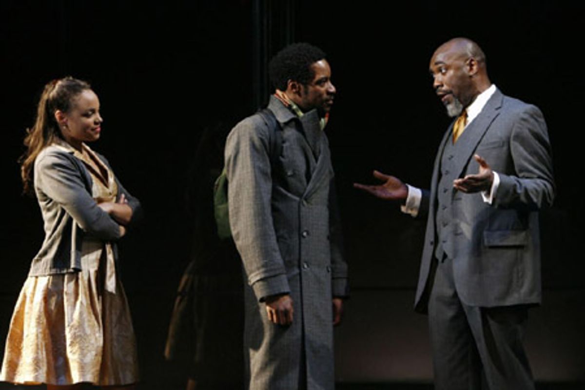 Michelle Beck, Kenajuan Bentley and Robert Jason Jackson as Polonius at 