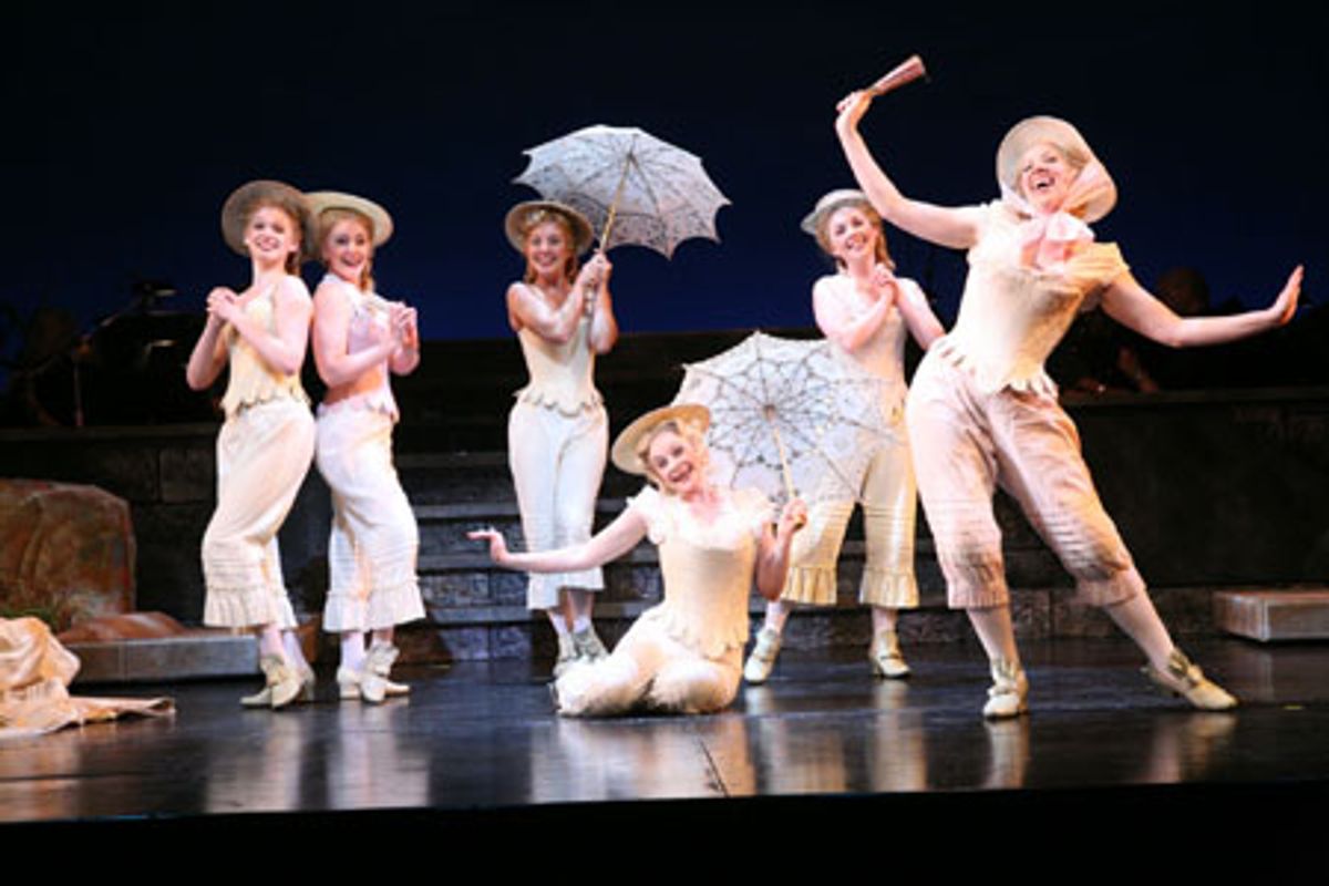 Julia Burrows, Julia Osborne, Morgan James, Robyn Kramer, Katie Babb and Tory Ross at 