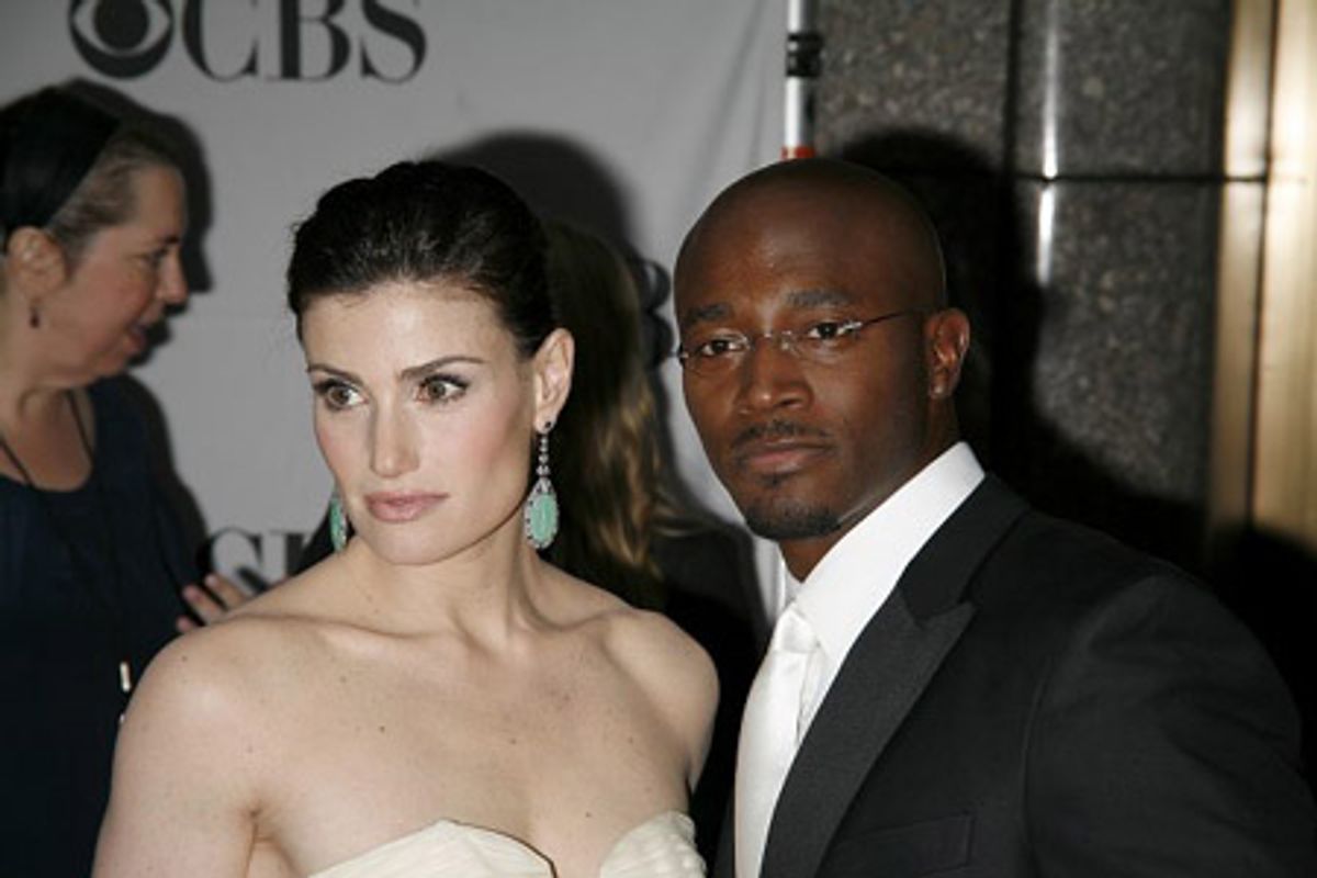 Idina Menzel & Taye Diggs at 
