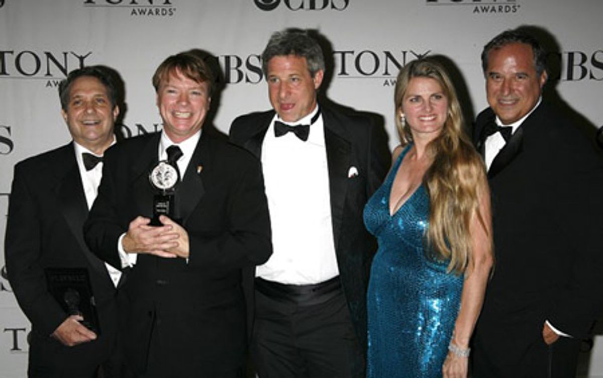 Jay Johnson with directors and producers
Tony Award for Special Event of the Year (Jay Johnson: The Two and Only) at 