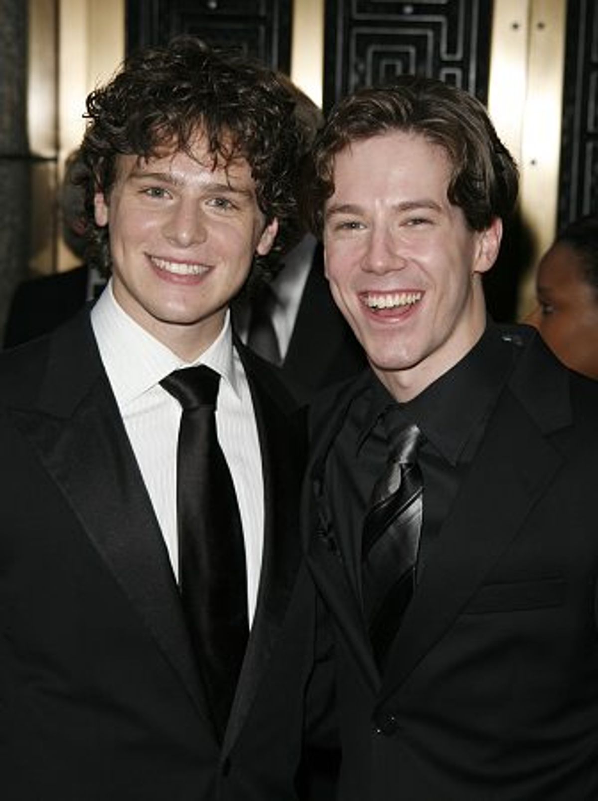 Jonathan Groff and John Gallagher Jr. at 