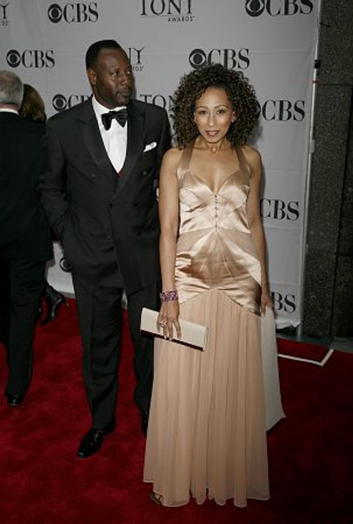 Tamara Tunie and husband at 