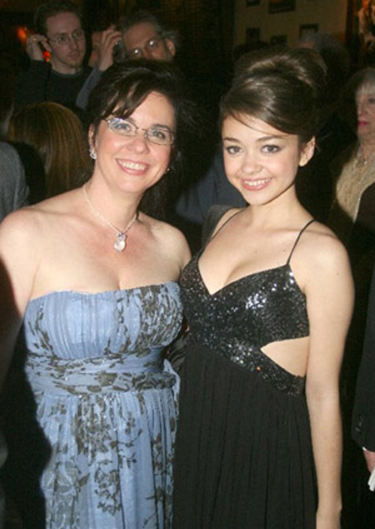 Sarah Hyland and her mother, Melissa at 
