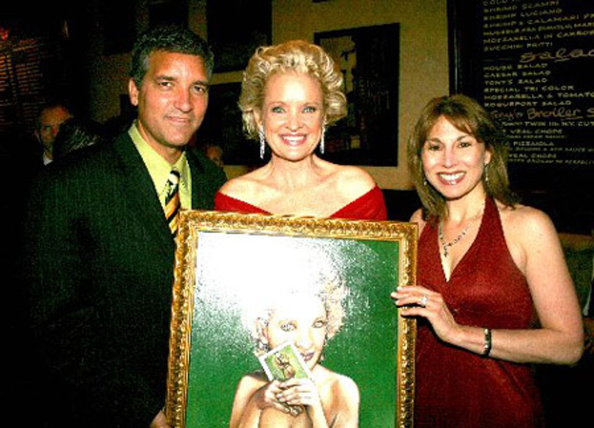 Bruce Dimpflmaier, Christine Ebersole and Valerie Smaldone at 