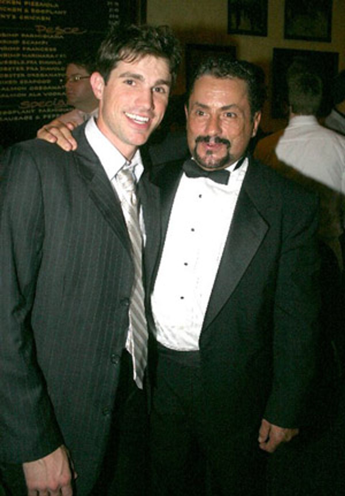 Matt Cavenaugh (who plays 'Jerry') and the real-life Jerry at 