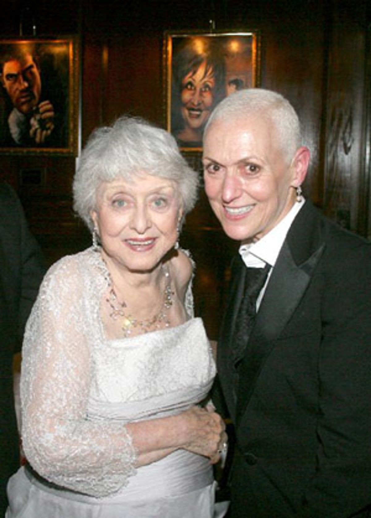 Celeste Holm and Kelly Gonda at 