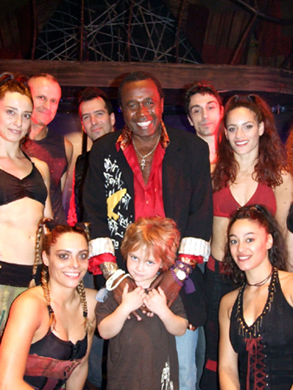 Ben Vereen, Ajun, and the cast of Be at 