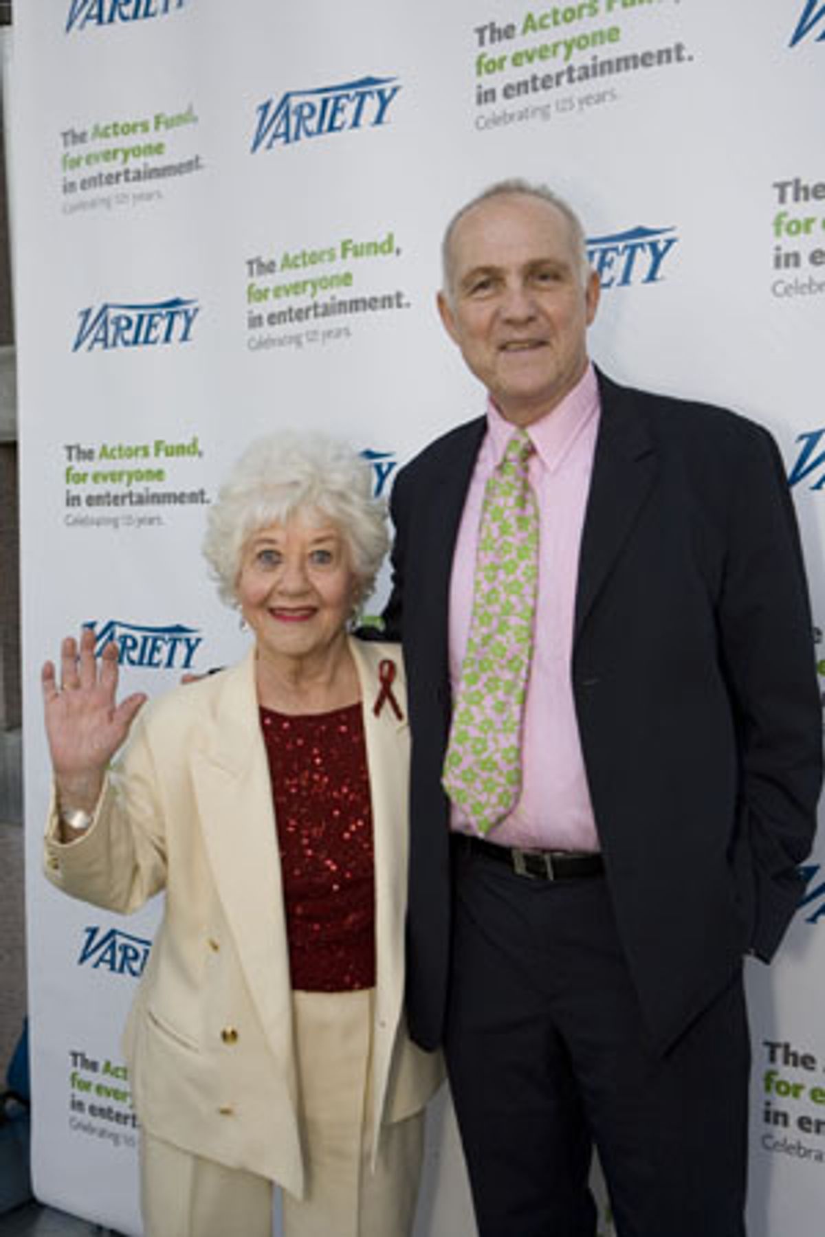 Charlotte Rae and Larry Preston at 