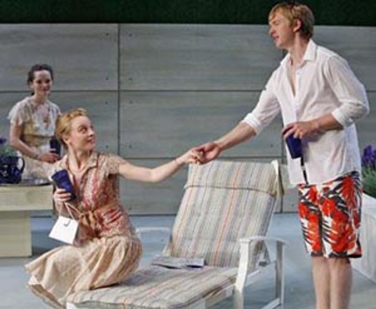 Leah Curney, Margot White and Roderick Hill at 