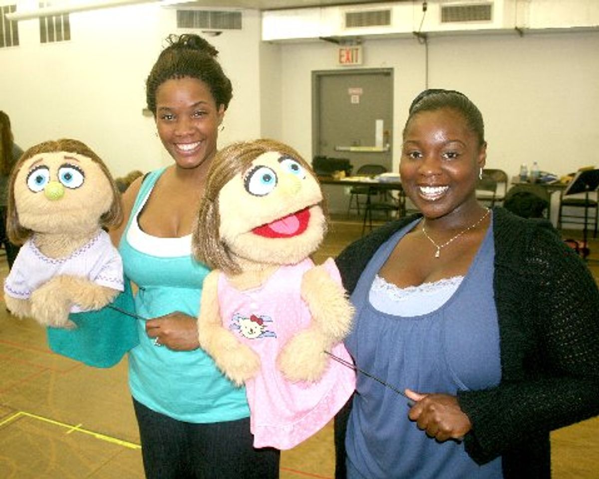 Erica Robinson and Danielle Thomas at 