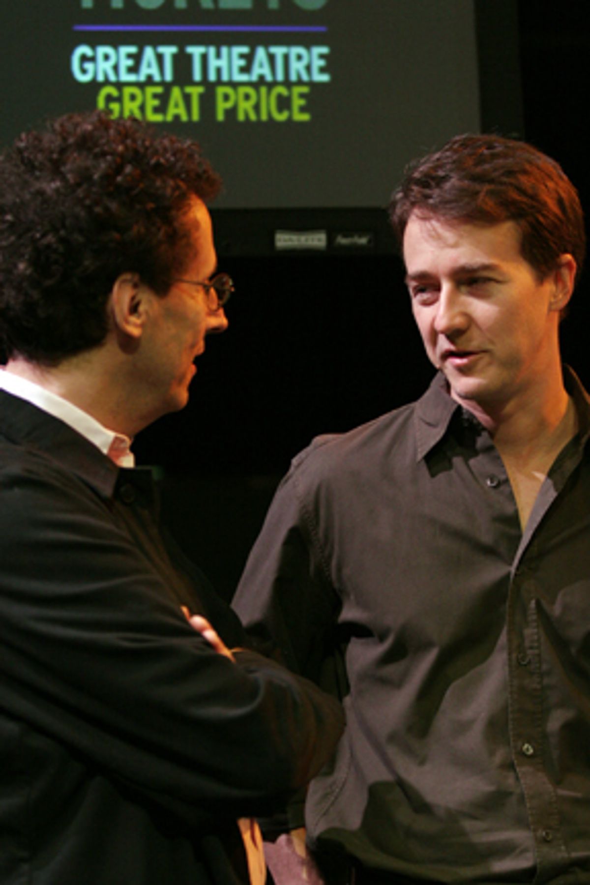 Tony Kushner and Edward Norton at 