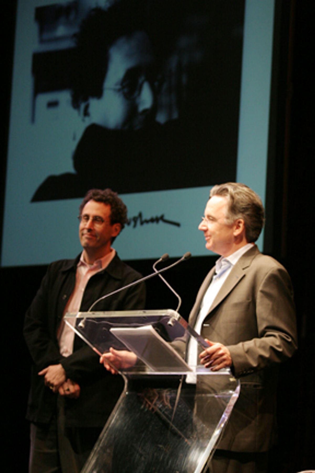 James Houghton and Tony Kushner at 