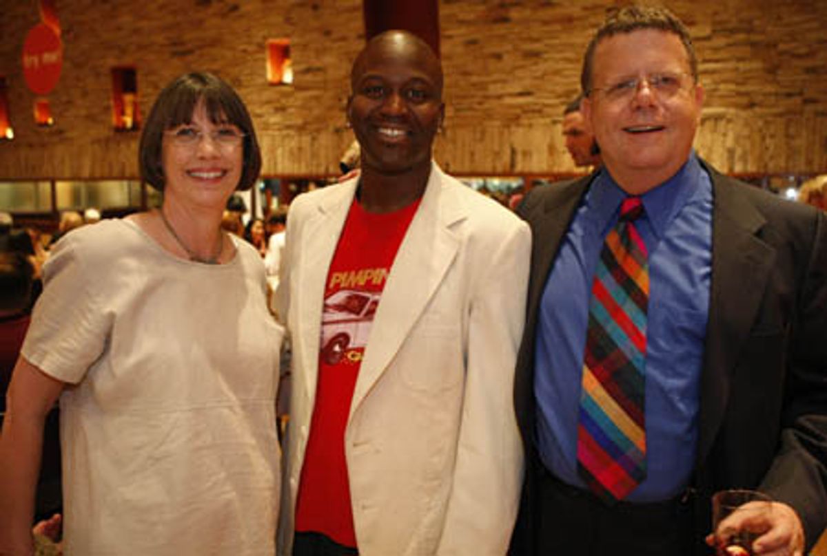Pat Simon, Tituss Burgess and James Morgan at 