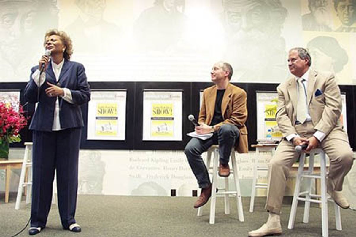 Leslie Uggams, Steven Sorrentino and Stewart Lane at 