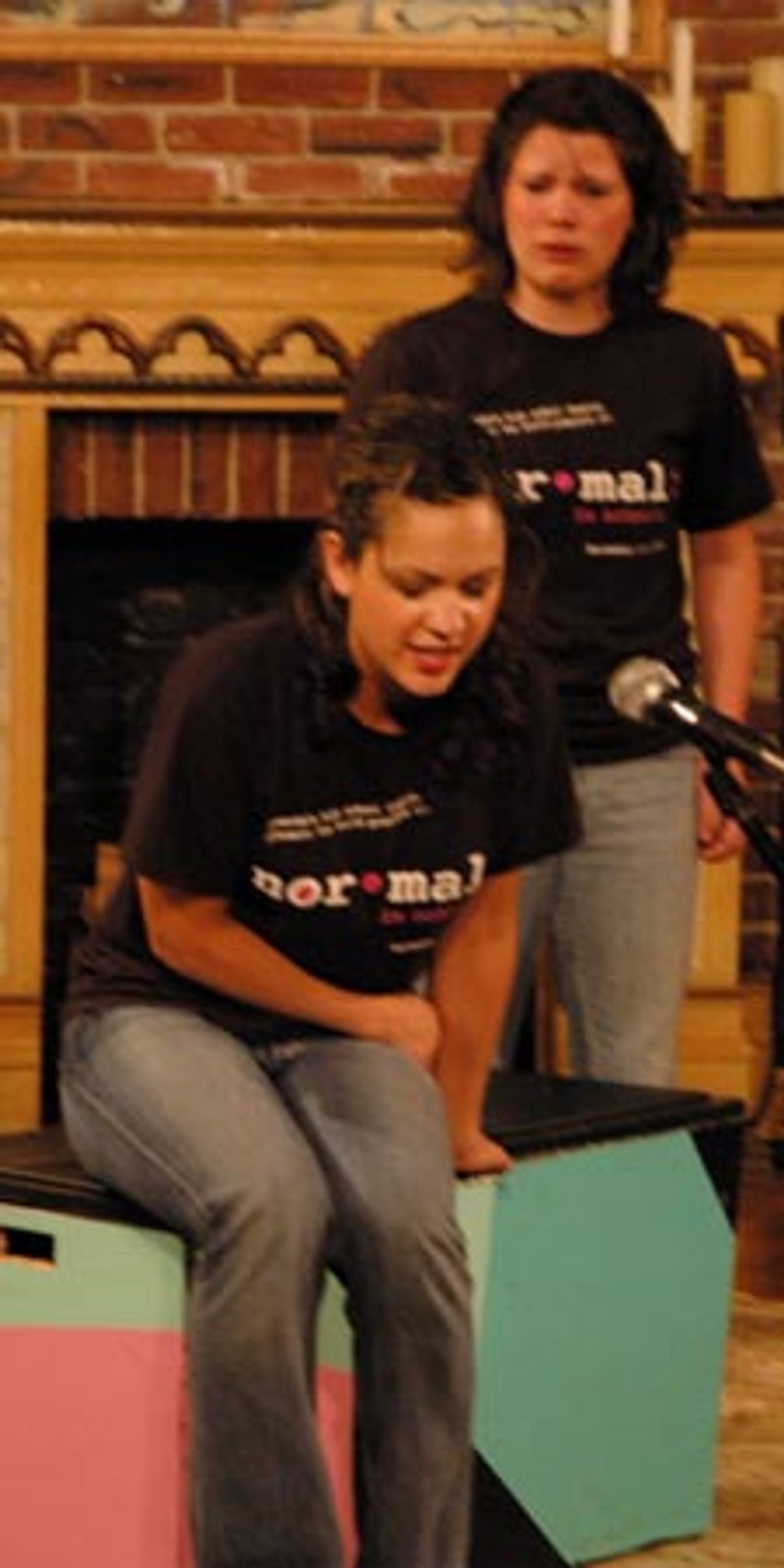 Jessie Liederbach and Sara Zientek (Kayla) at 